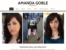 Tablet Screenshot of amandagoble.com